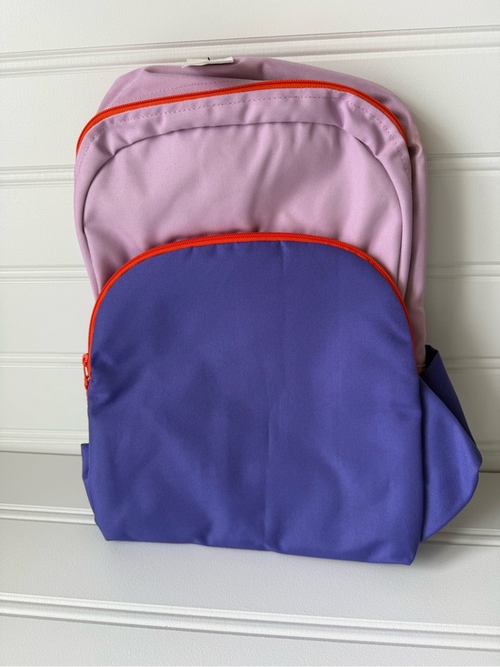 Vera Bradley Lighten Up Essential Large Backpack Purple Color block NEW 1994 main image 6